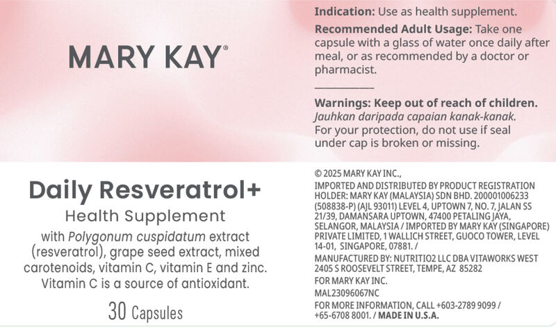 Mary Kay Daily Resveratrol